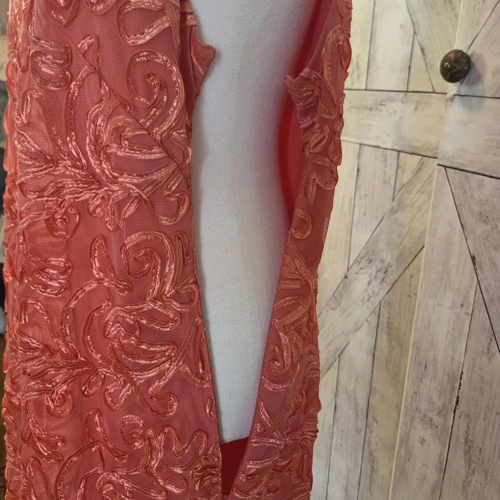 Jessica Howard Coral Embroidered  Dress - Picture 9 of 12